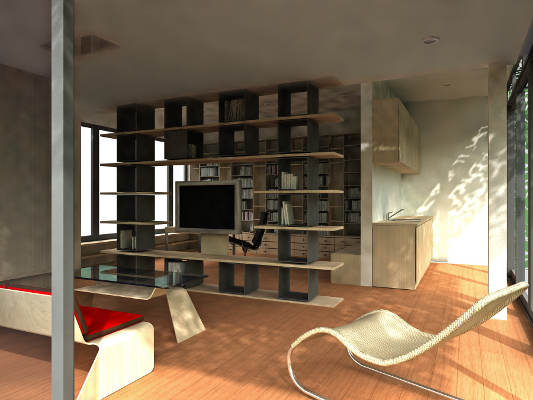 rendering of the study